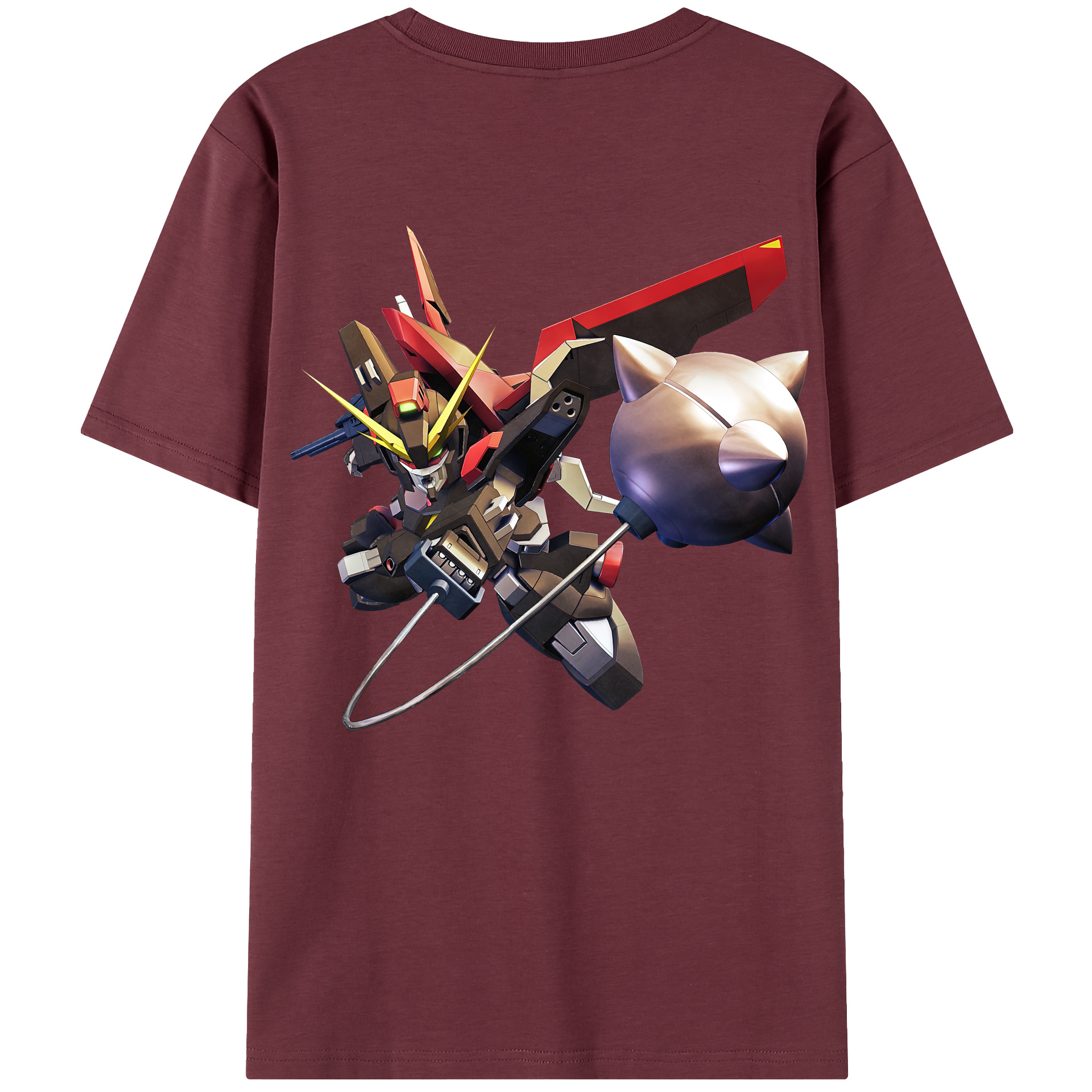 （画像用） 機動戦士ガンダム Mobile Suit Gundam 綿100％半袖Tシャツ（背面プリント）
